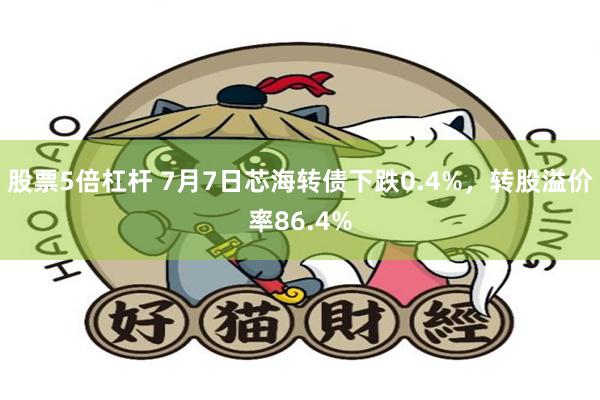 股票5倍杠杆 7月7日芯海转债下跌0.4%，转股溢价率86.4%