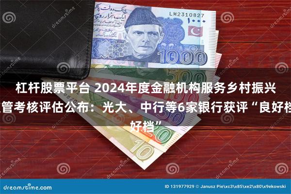 杠杆股票平台 2024年度金融机构服务乡村振兴监管考核评估公布：光大、中行等6家银行获评“良好档”